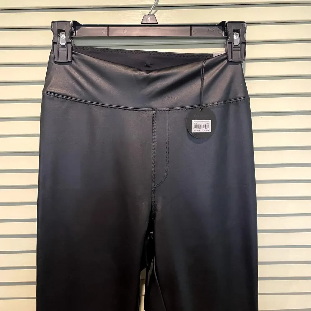 Aerie Offline Faux Leather Leggings NWT Med #boho #western - Picture 2 of 5